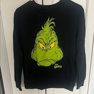 Youth XL Dr. Seuss The Grinch Black Sweatshirt
